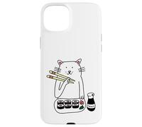 Cute Cat Maki & Nigiri - Palillos de Sushi para Amantes de la Comida Japonesa Carcasa para iPhone 15 Plus