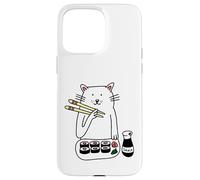 Cute Cat Maki & Nigiri - Palillos de Sushi para Amantes de la Comida Japonesa Carcasa para iPhone 15 Pro MAX