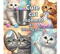 Cute cat moment #1: coloring book