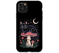Cute Cat Moon Stars Night Kitty Cat Carcasa para iPhone 11 Pro MAX