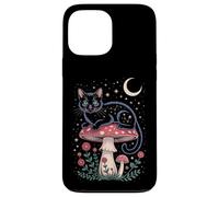 Cute Cat Moon Stars Night Kitty Cat Carcasa para iPhone 13 Pro MAX