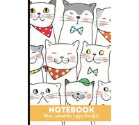 Cute Cat Notebook: with Illustrations - 100 Pages, 6"x9" - Perfect for Journaling, Notes, and Creative Writing