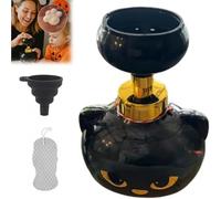 Cute Cat Paw Foam Soap Dispenser, Black Cat Paw Soap Dispenser, Refillable Cats Paw Print Soaps, Halloween Kitty Foaming Pump Bottle Creates Paw-Shaped Foam for Bathroom Kitchen (1pc)