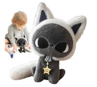 Cute Cat Plush - Kawaii Stuffed Kitty Toy, Ultra Soft Animal Cushion, Durable Stitching Doll, Comfort Design | Lovely Gift for Children, Office, Car, Bedroom, Easter, Graduation, Decorative Use