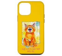 Cute Cat - Ríe con todo tu corazón todos los días 1 - Fan Fun Carcasa para iPhone 12 mini