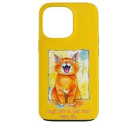 Cute Cat - Ríe con todo tu corazón todos los días 1 - Fan Fun Carcasa para iPhone 13 Pro