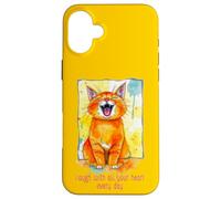Cute Cat - Ríe con todo tu corazón todos los días 1 - Fan Fun Carcasa para iPhone 16 Plus