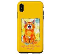 Cute Cat - Ríe con todo tu corazón todos los días 1 - Fan Fun Carcasa para iPhone XS Max