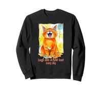 Cute Cat - Ríe con todo tu corazón todos los días 1 - Fan Fun Sudadera