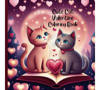 Cute Cat Valentine Coloring Book
