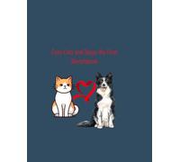 Cute Cats and Dogs Coloring and Sketchbook for Kids: 100 Pages with Large Outlines of Puppies and Kittens for Drawing and Coloring - Ages 3-8 - 8.5 x 11 inches