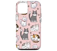 Cute Cats & Claws Pattern for Kittyie and Pet Owners Carcasa para iPhone 12/12 Pro