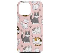Cute Cats & Claws Pattern for Kittyie and Pet Owners Carcasa para iPhone 13 Pro MAX