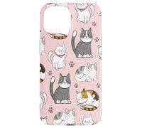 Cute Cats & Claws Pattern for Kittyie and Pet Owners Carcasa para iPhone 15
