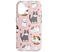 Cute Cats & Claws Pattern for Kittyie and Pet Owners Carcasa para iPhone 16