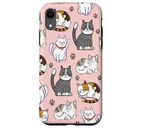 Cute Cats & Claws Pattern for Kittyie and Pet Owners Carcasa para iPhone XR