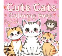 Cute Cats Coloring Book for Kids