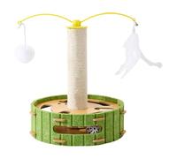 Cute Cats Scratching Post, Portable Sisal Cat Scratching Toys, Interactive Grooming Toy, Multi-Functional Cat Scratcher, Indoor Exercise Supplies for Kittens