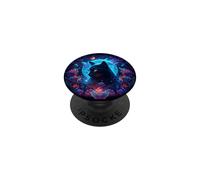 Cute Celestial Black Cat Crescent Moon Phases Witchy PopSockets PopGrip Adhesivo