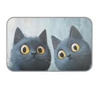 Cute Chartreux Cats Inquisitive - Cama de verano para perros con refrigeración automática de 38 x 23 pulgadas, almohadilla para mascotas para gatitos en interiores, esterilla plegable refrescante para