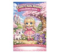Cute Chibi Anime Coloring Book