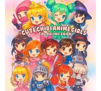 Cute Chibi Anime Girls Coloring Book: Cute, Tiny, and Totally Colorful: A Diverse Collection of Adorable Chibi Anime Girls