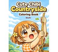 Cute Chibi Countryside Coloring Book: Cozy Rural Japan Scenes for Adults