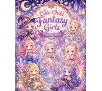 Cute Chibi Fantasy Girls Coloring Book: Adorable Magical Girls and Fantasy Princesses to Color