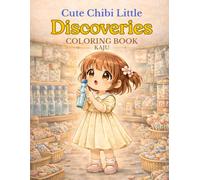 Cute Chibi Little Discoveries Coloring Book: Cozy Moments in Retro Japan