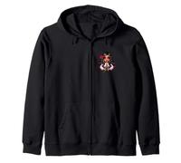 Cute Chibi Mexican Baby Girl Chicana La Virgen Morena Sudadera con Capucha