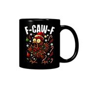 Cute Chicken Cups - Ceramic Drinkware Home Decor, Hand Painted Rooster Design with Ergonomic C Curve Handle, Vibrant Farmhouse Aesthetic, Ideal for Beverage Coffee Milk Kitchen Tables