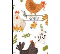 Cute Chicken Design Paperback Notebook