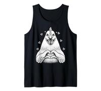 Cute Chicken Heart Hands Love Farm Animal Valentine Camiseta sin Mangas