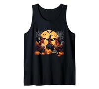 Cute Chickens Witch Pet Halloween Matching Family Farm Camiseta sin Mangas