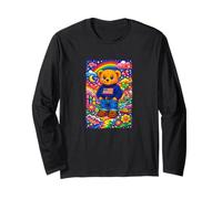 Cute Childish Teddy Bear World Illustration Graphic Designs Manga Larga
