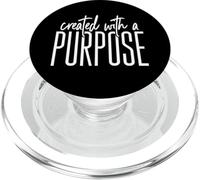 Cute Christian - Creado con una Cita bíblica de propósito PopSockets PopGrip para MagSafe