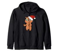 Cute Christmas Capybara Santa Claus Cavy Rata Rata Navidad Sudadera con Capucha