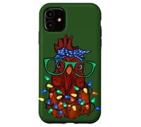 Cute Christmas Chicken Graphic For Women Crazy Chicken Lady Carcasa para iPhone 11