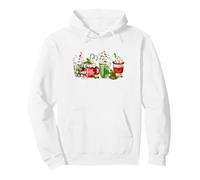 Cute Christmas Coffee Graphic For Women Funny Xmas Snowman Sudadera con Capucha