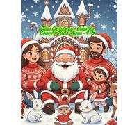 Cute Christmas Coloring Book for Kids: Easy & Adorable Holiday Coloring Pages with Reindeer, Mittens, Snowflakes and Festive Fun for Ages 4-8