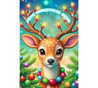 Cute Christmas Deer: Holiday Coloring Adventure