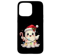 Cute Christmas Ghost Kawaii Santa Candy Cane Funny Xmas Carcasa para iPhone 15 Pro MAX