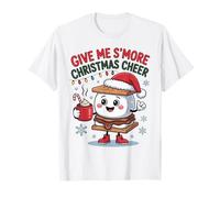 Cute Christmas Give Me S’More Christmas Kawaii S’More Camiseta