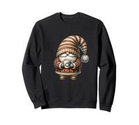 Cute Christmas GNOME For Women with Pumpkin Spice Latte Sudadera