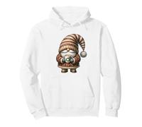 Cute Christmas GNOME For Women with Pumpkin Spice Latte Sudadera con Capucha