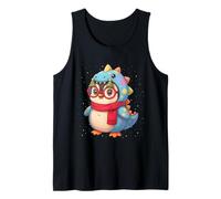 Cute Christmas Penguin Funny Dinosaur Costume Winter Holiday Camiseta sin Mangas