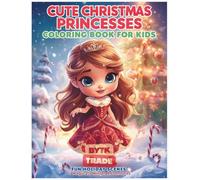 Cute Christmas Princesses Coloring Book for Kids: Adorable Holiday Princesses, Magical Winter Scenes & Fun Christmas Activities: 50 cute Pages (Royal ... The Ultimate Princess Coloring Collection)