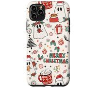 Cute Christmas Spooky Ghost Merry Christmas Retro Pastel Carcasa para iPhone 11 Pro MAX