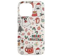 Cute Christmas Spooky Ghost Merry Christmas Retro Pastel Carcasa para iPhone 14 Pro MAX