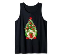 Cute Christmas Tree GNOME with Xmas Gifts - Funny Holiday Camiseta sin Mangas